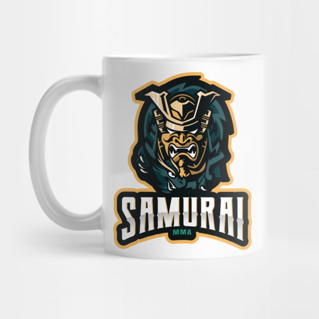 Samurai MMA Warrior by Tip Top Tee's